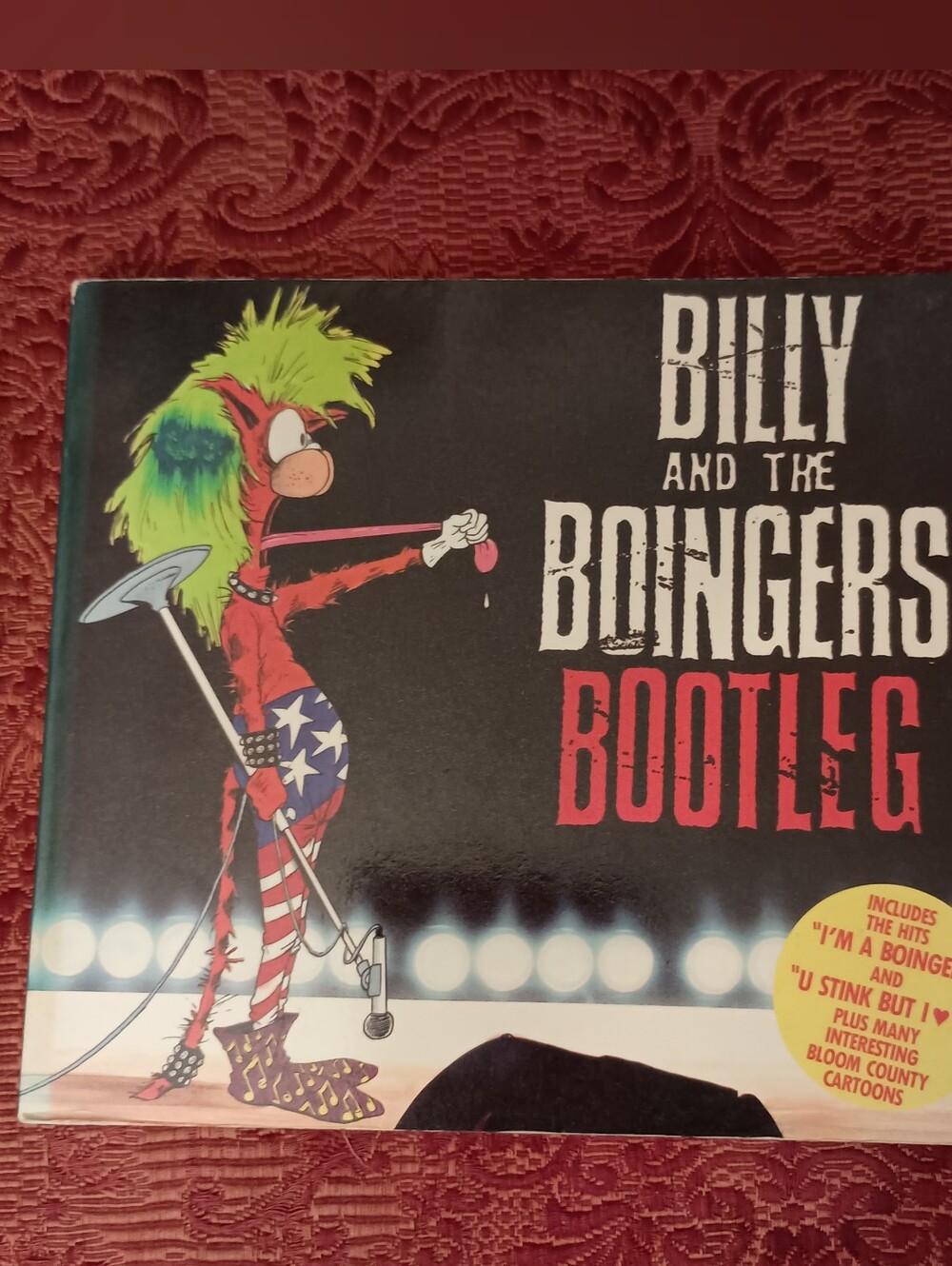 Billy And The Boingers Bootleg 1987 First Edition with Record Bloom County
